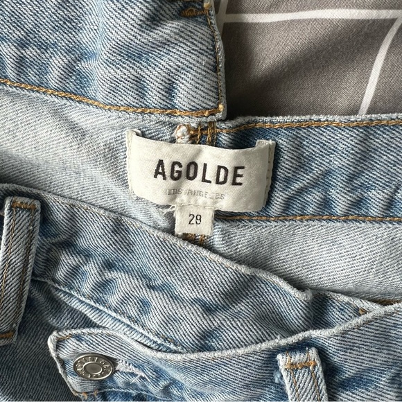 Agolde Criss Cross Short in Symbol 29 - Picture 10 of 12